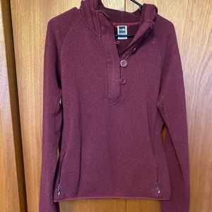 Womens The North Face pull over hoodie size large